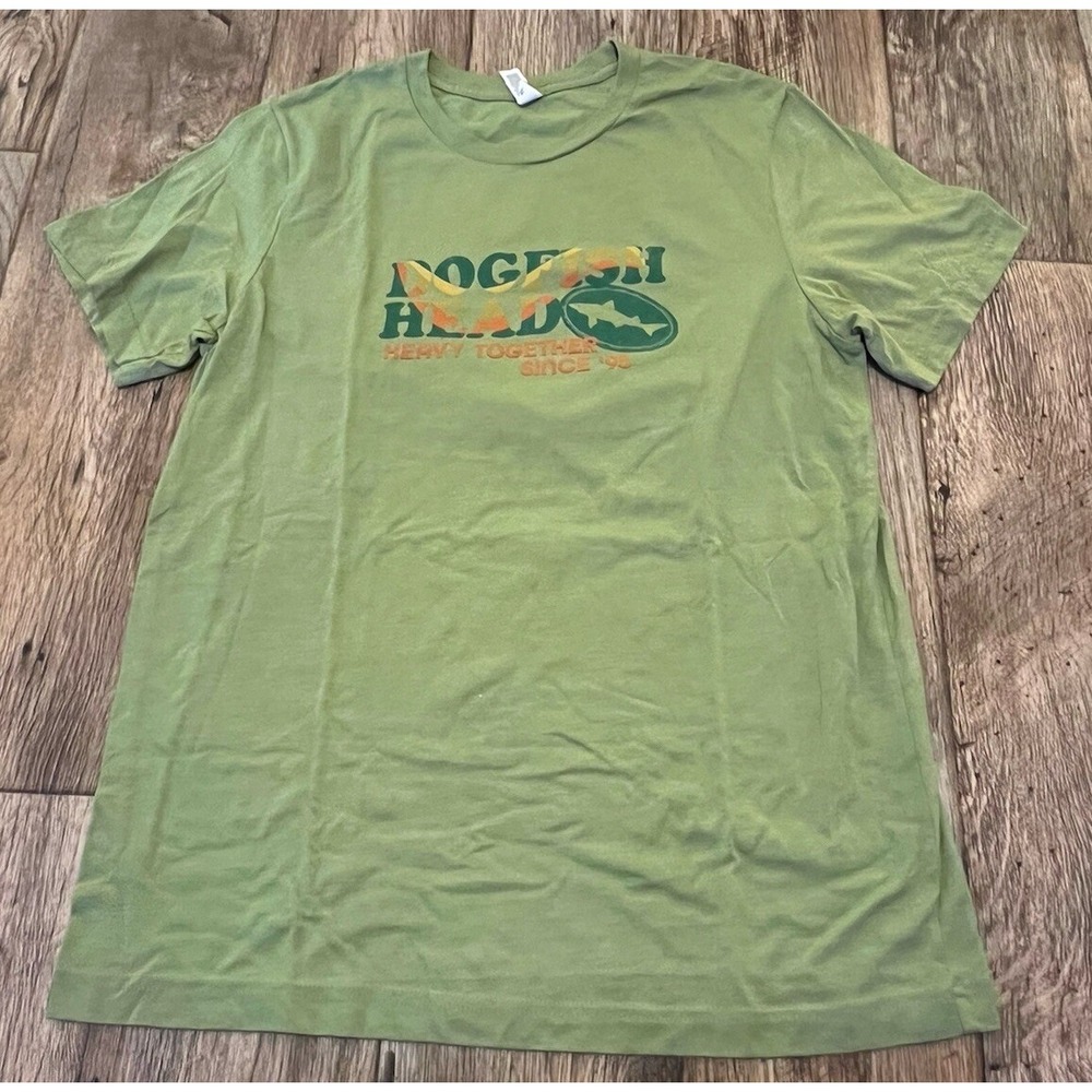 Dogfish Head Brewing 25Th Anniversary T Shirt Mens Large Cotton Blend EUC